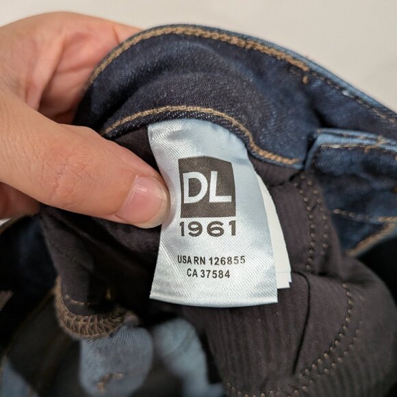 DL1961 Emma Power Legging Stretch Skinny Jeans Blue Size 26 - Picture 6 of 7